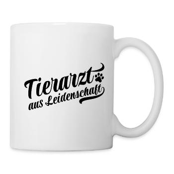 Tierarzt aus Leidenschaft - Tasse - Weiß - Rechts