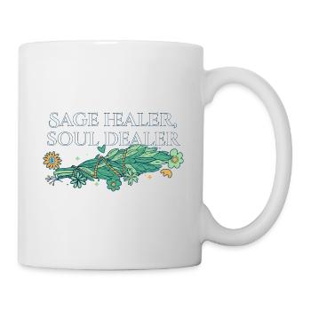 Sage Healer Soul Dealer Smudge Sticks Healing - Mug - white - Right