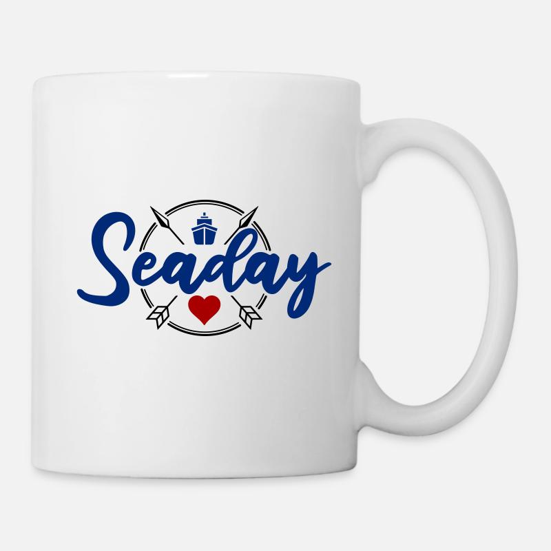 Seaday - Tasse - Weiß