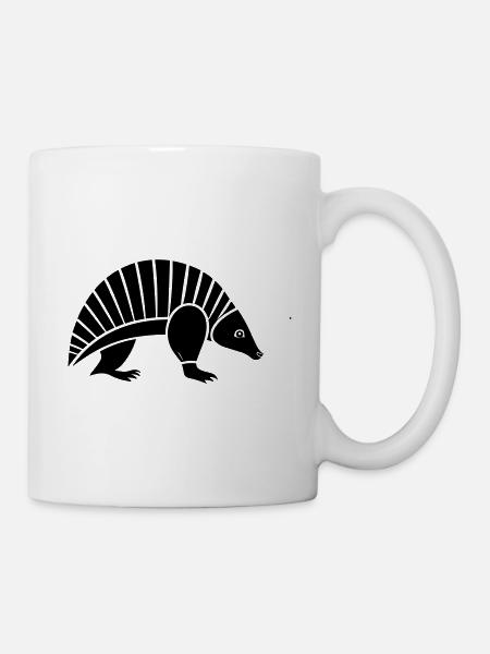 Gürteltier - Tasse - Weiß