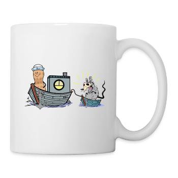 Bateau de voyage d’aventure Peanut Sailor Plague Rat - Mug blanc - blanc - Droite