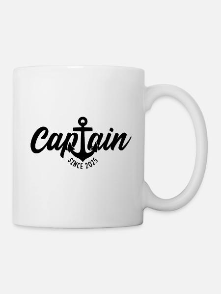 CAPTAIN SINCE 2025 KAPITÄN - Tasse - Weiß