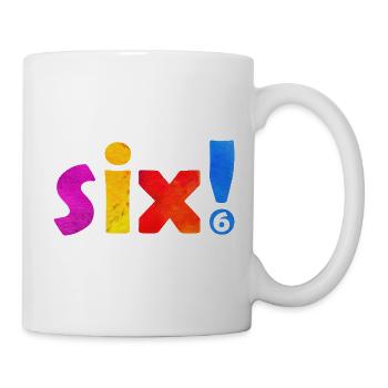 SIX 6 YEARS 6TH BIRTHDAY - Mug - white - Right