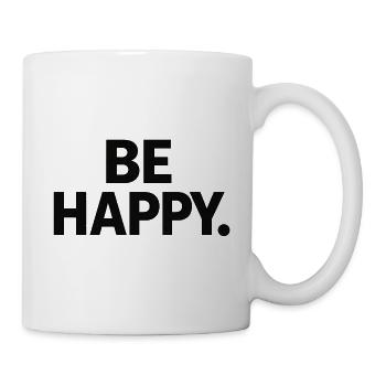Motif joyeux inspirant avec une écriture positive - Mug blanc - blanc - Droite