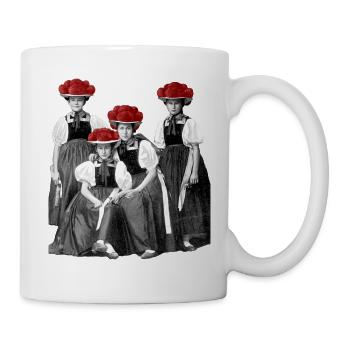 Schwarzwald Damen - Tasse - Weiß - Rechts