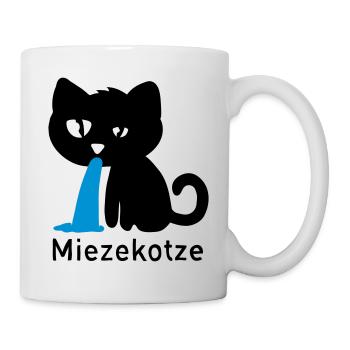 Miezekotze - Tasse - Weiß - Rechts