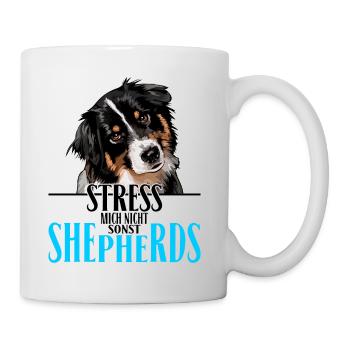 AUSTRALIAN SHEPHERD stress not me - Mug - white - Right