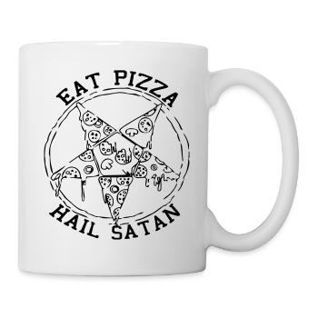 pizza pentagram - Mug - white - Right