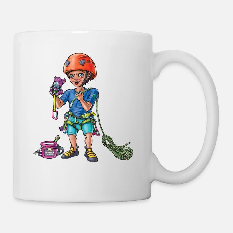 Little baby climber 4 - Mug - white