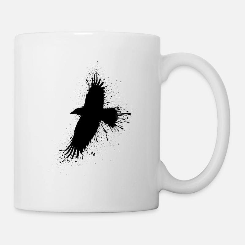 Ink Raven - Tasse - Weiß