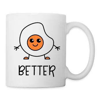 Better Together Partnerlook (Part1) Egg - Mug - white - Right