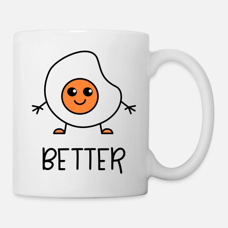 Better Together Partnerlook (Part1) Spieglei - Tasse - Weiß