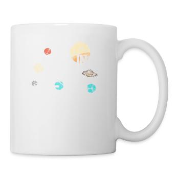 Chemise de citation de Nerd Shaldon - cadeau de Nerdig - Mug blanc - blanc - Droite