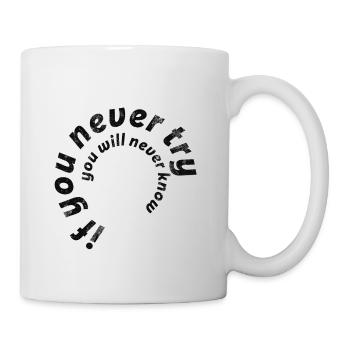 Dites Quote Quote Slogan - Mug blanc - blanc - Droite