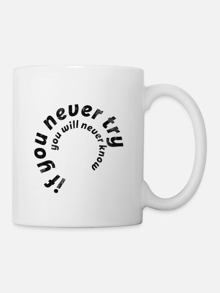 Say Quote Quote Slogan - Mug - white