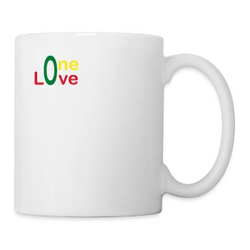 One love - version 1 - Mug blanc - blanc - Droite