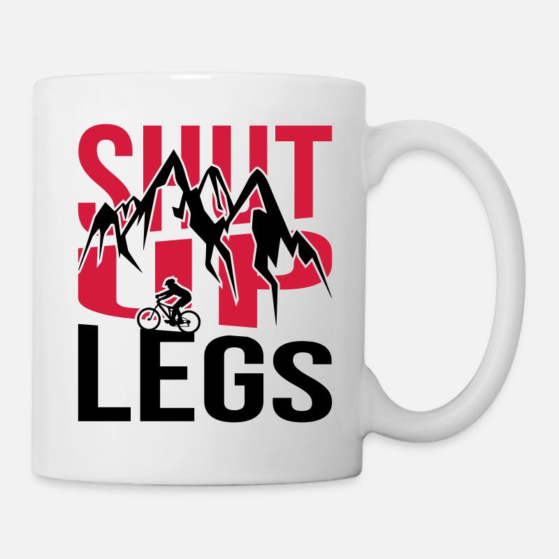 Shut Up Legs Cycle - Mug - white