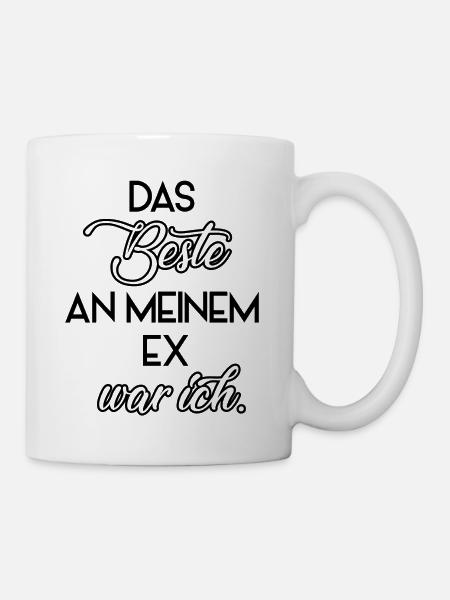 Das Beste an meinem Ex war ich - Tasse - Weiß