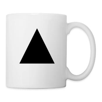 Cadeau symbole symbole mathématiques signe prisme triangle - Mug blanc - blanc - Droite