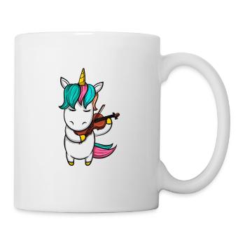 Unicorn violin - Mug - white - Right