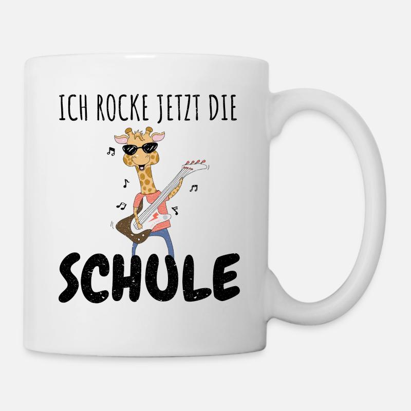 Ich rocke jetzt die Schule Einschulung Grundschule - Tasse - Weiß