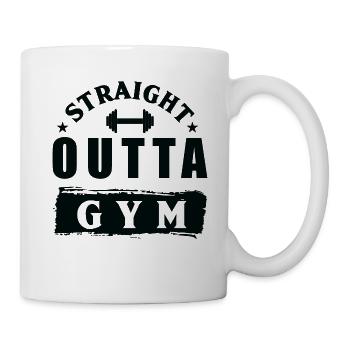 Fitness Shirt Workout Fitness Class Gift - Mug - white - Right