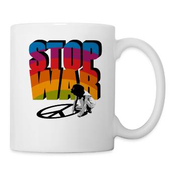 Stop War - Mug - white - Right
