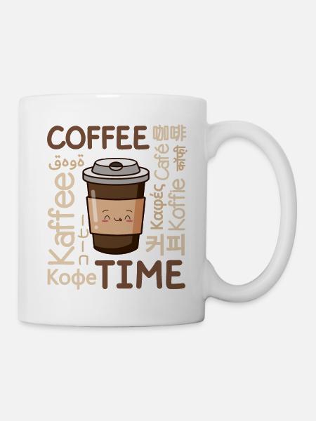 Heure du café - Mug blanc - blanc