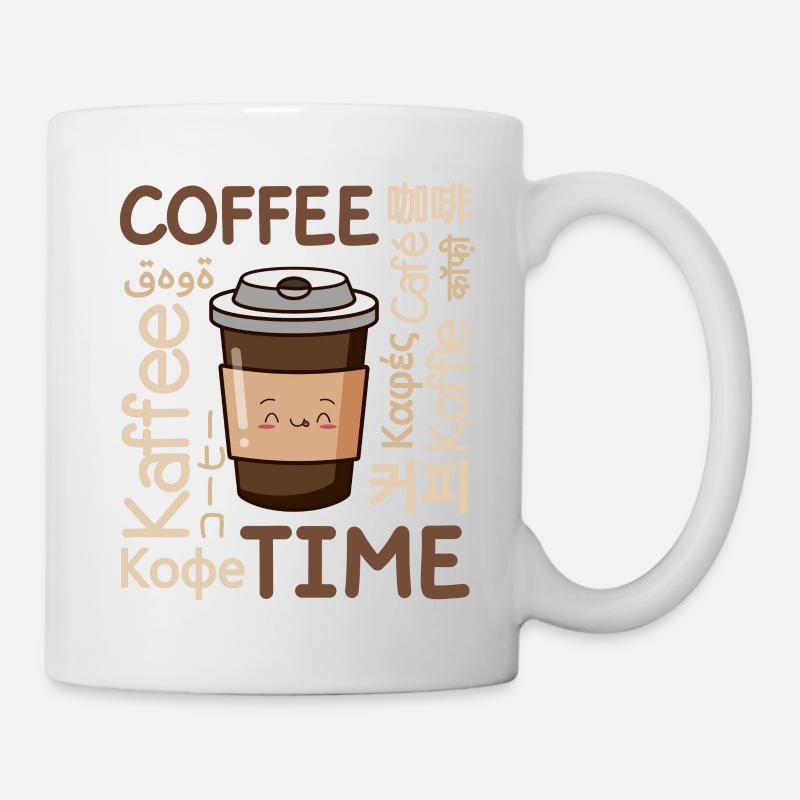 Kaffeezeit - Tasse - Weiß
