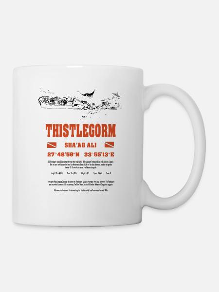 Wrack Rotes Meer Thistlegorm Tauchen Geschenk - Tasse - Weiß