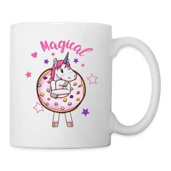 La magie de la licorne Donut - Mug blanc - blanc - Droite