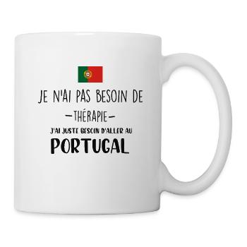 portugal - Mug blanc - blanc - Droite