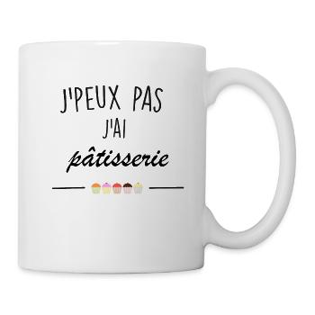 patisserie - Mug blanc - blanc - Droite