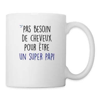super papii - Mug blanc - blanc - Droite