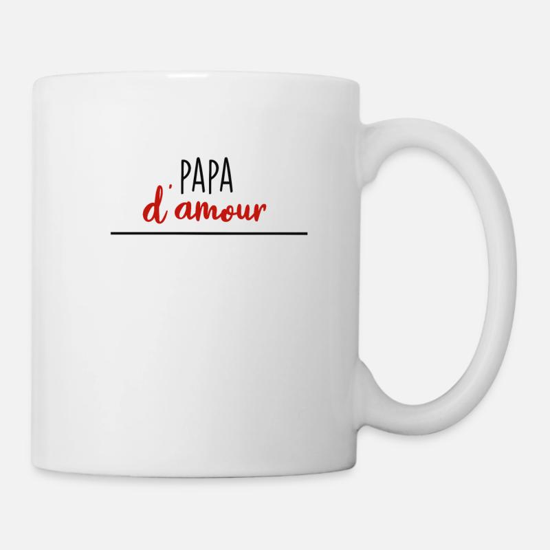 papa d'amour - Mug blanc - blanc