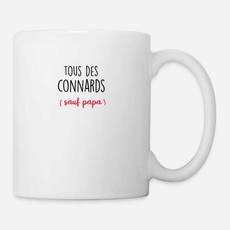 tous des connards - Mug blanc - blanc