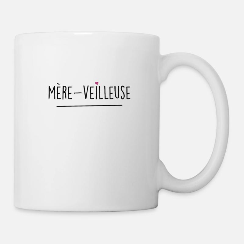 mère veilleuse - Mug blanc - blanc