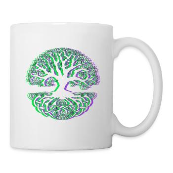 noeud celtique - Mug blanc - blanc - Droite