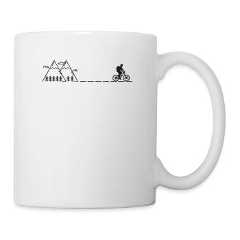 Bike bike mountain bike mtb biker bmx racing bike - Mug - white - Right