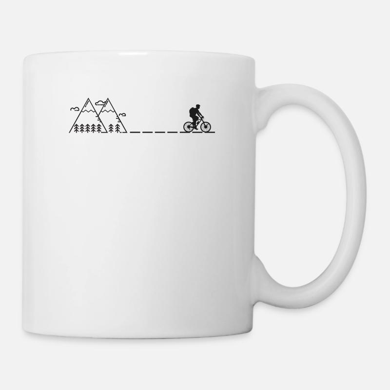 Vélo vélo vtt vtt biker bmx - Mug blanc - blanc