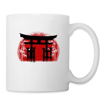 Japanese Torii Japan Samurai - Mug - white - Right