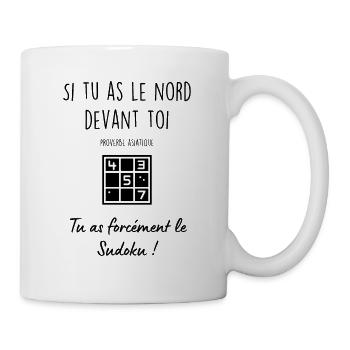 Sudoku - Mug blanc - blanc - Droite