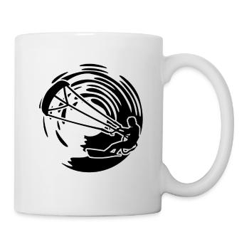 Kitesurf cadeau Kiteboarding Kitesurfer Gesche - Mug blanc - blanc - Droite