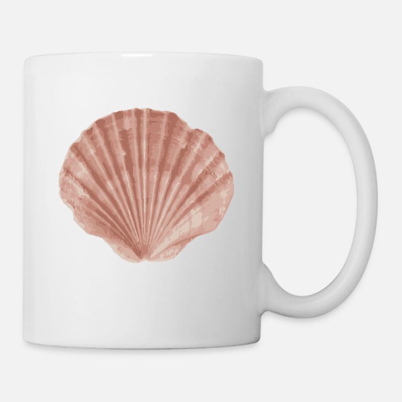 Coquille - Mug blanc - blanc