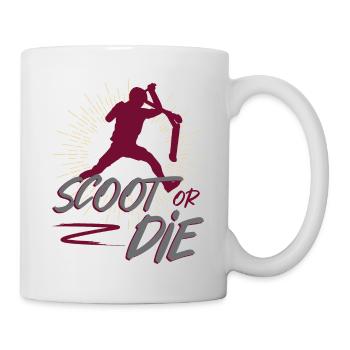 Scoot or die Stuntscooter Stunt Roller - Tasse - Weiß - Rechts