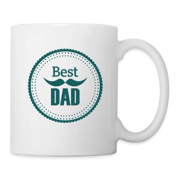 Meilleur papa papa papa papa papa papa papa - Mug blanc - blanc - Droite