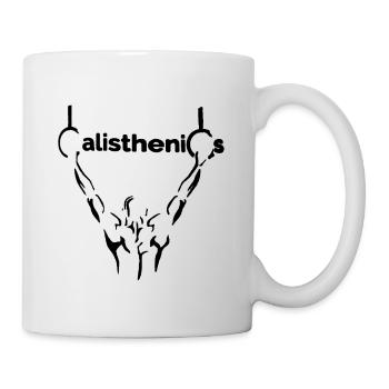 calisthenics body weight dips klimmzug calisthenic - Mug blanc - blanc - Droite