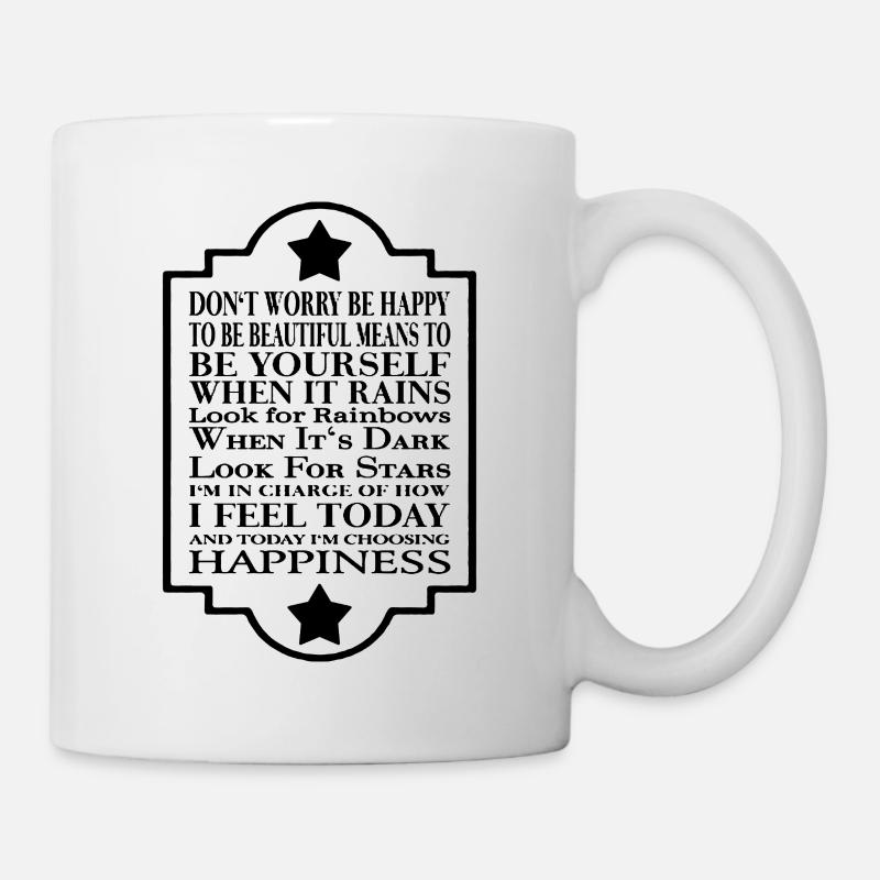 Proverbes philosophiques La sagesse de la vie Spruc - Mug blanc - blanc