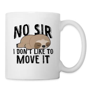 Funny Cat Saying Funny Laziness Saying M - Mug - white - Right