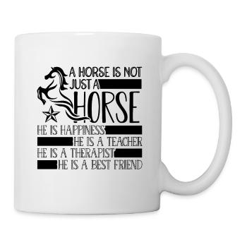 Dictons de cheval Chevaux Cavalier Cheval Sport équestre - Mug blanc - blanc - Droite